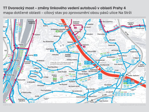 Dvorecký most se otevře za dva týdny. Tramvaje a autobusy zamíří do nových tras
