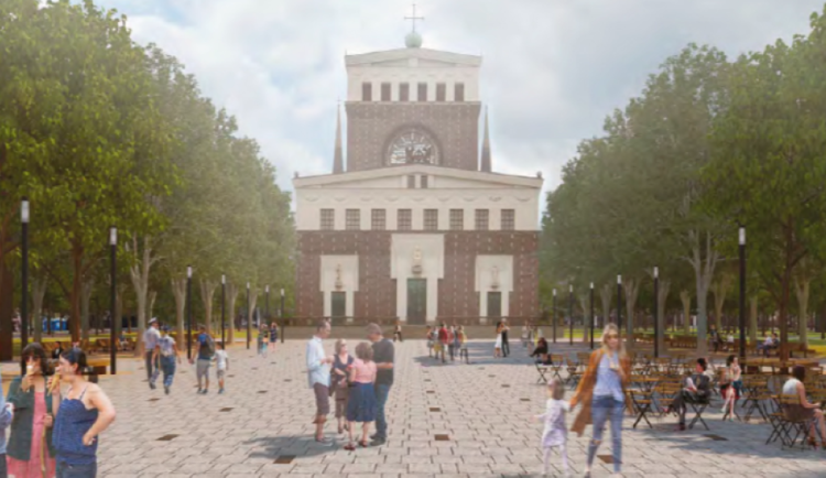 Rekonstrukce pražského náměstí Jiřího z Poděbrad má být dokončena v červnu