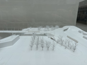 Les lamp, proměněná benzinka, skatepark. Jak budou vypadat břehy u Dvoreckého mostu?