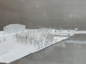 Les lamp, proměněná benzinka, skatepark. Jak budou vypadat břehy u Dvoreckého mostu?