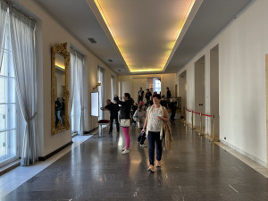 Hrad si přišly zdarma prohlédnout tisíce lidí, zklamal je ale chybějící prezident