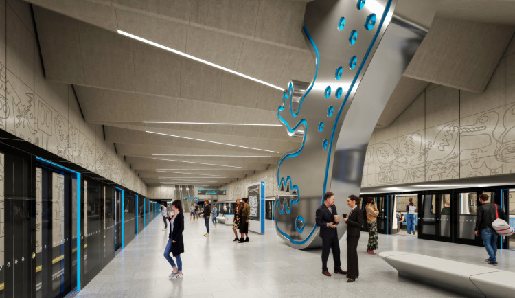 Tak by mohla vypadat stanice Libuš.