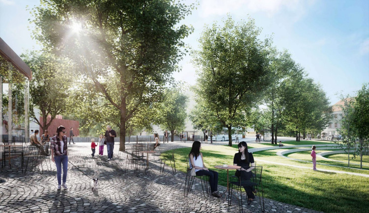 Tržní náměstí u bazénu čeká proměna. Záměr za 60 milionů představí Liberec v pondělí v Linserce