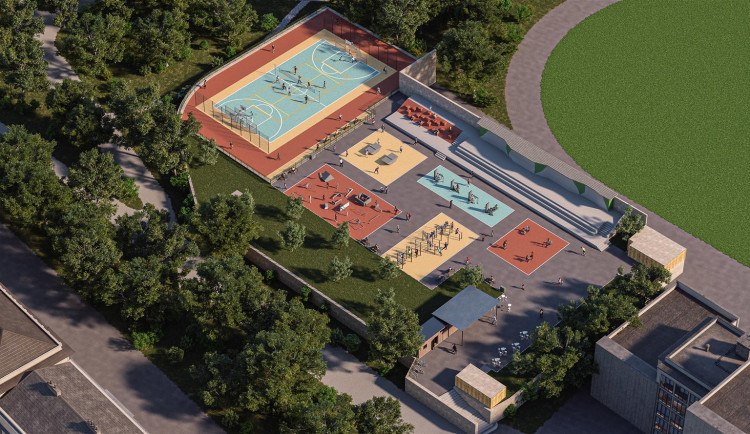 Praha 2 zmodernizuje sportoviště u Sokola v Riegrových sadech
