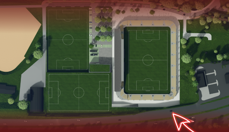 Stadion vyroste vedle baseballového areálu.