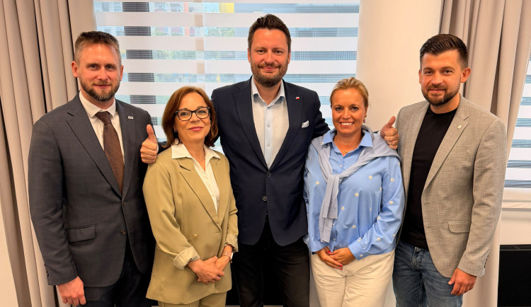 Martin Benkovič, Mária Ševčíková, Ondřej Prokop, Lenka Vedralová a Jan Hušbauer