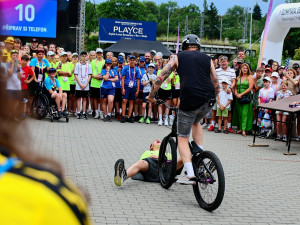 FOTO: V Praze se poprvé koná Olympiáda dětí a mládeže, začala velkolepou show v Edenu