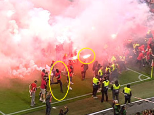 Za vyhrožování Surovčíkovi dva roky vězení. Policie obvinila hříšníka z derby