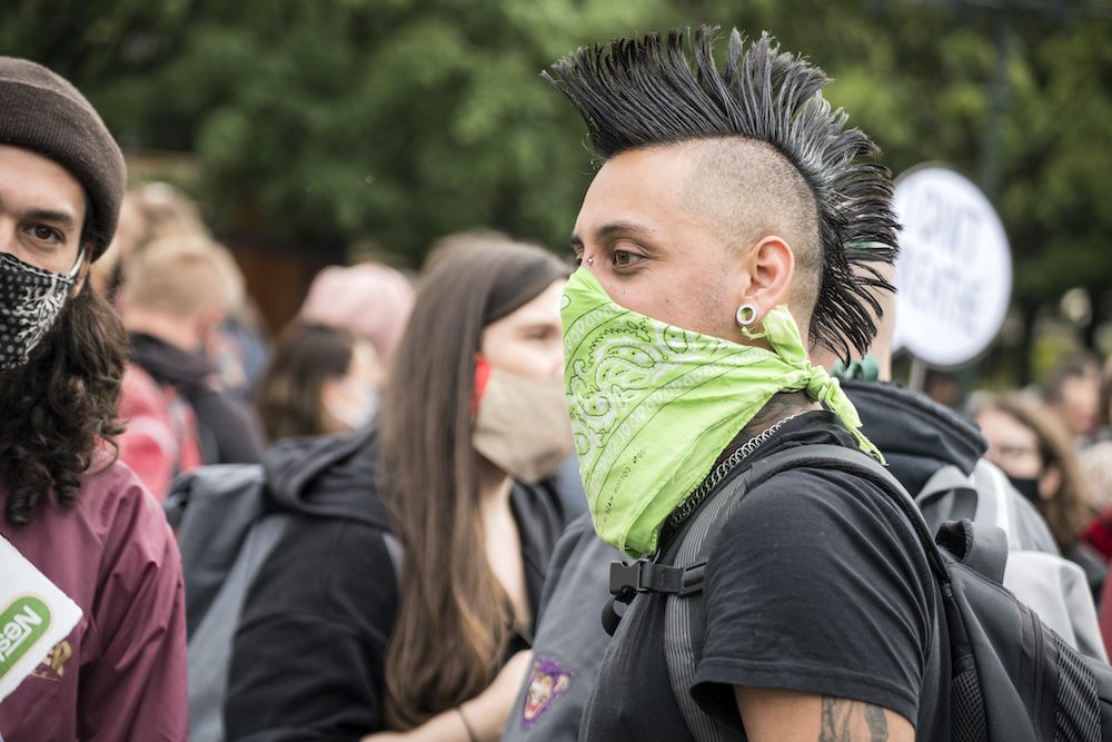 V Praze protestovaly stovky lidí proti policejnímu násilí