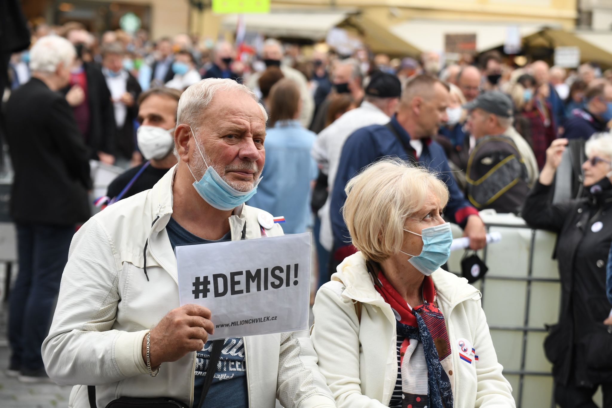 Demonstrace proti vládě