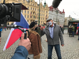 FOTOGALERIE: Vláda likviduje životy, naše práva a naši zem, znělo na demonstraci v Praze