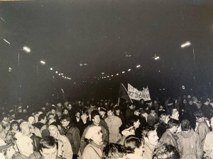 FOTOGALERIE: Listopad 1989 očima Richarda Beneše