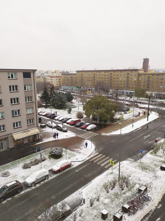 FOTOGALERIE: První sněhová nadílka letošní zimy v Praze očima čtenářů