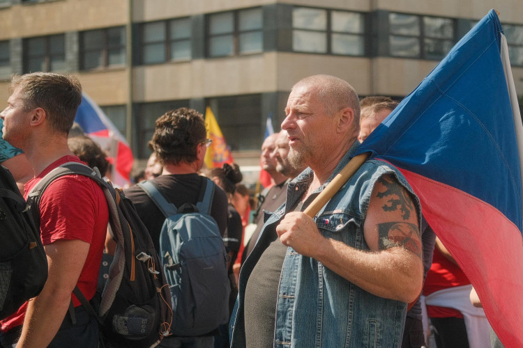 FOTOGALERIE: Na demonstraci proti vládě přišlo na 70 tisíc lidí