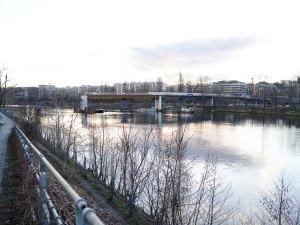 FOTOGALERIE: Štvanická lávka brzy propojí Karlín a Holešovice