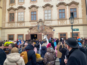 FOTOGALERIE: Masopustní průvod masek na Hradčanech