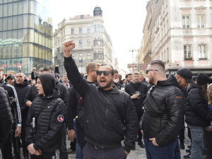 FOTOGALERIE: Fanoušci Slavie vyšli na Letnou, čeká je derby se Spartou