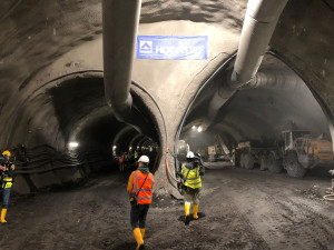 FOTOGALERIE: V metru D už vyrazili jeden a půl kilometru tunelů