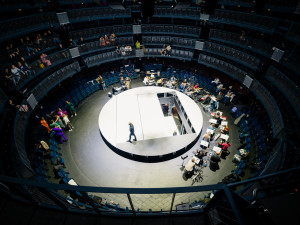 FOTOGALERIE: V zrekonstruovaném divadle Nová Spirála už zkoušejí nová představení