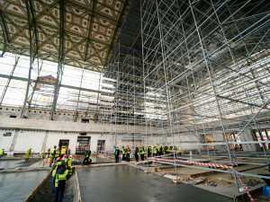 FOTOGALERIE: Tři roky rekonstrukcí. Podívejte se, jak to vypadá v Průmyslovém paláci