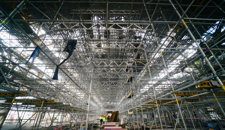 FOTOGALERIE: Tři roky rekonstrukcí. Podívejte se, jak to vypadá v Průmyslovém paláci