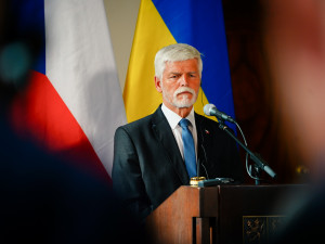 FOTOGALERIE: Prezident Pavel přijal na Hradě Zelenského
