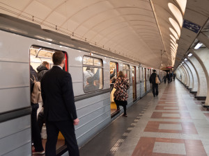 FOTOGALERIE: Na oslavu čtyřicetiletého výročí jezdila na lince metra B historická souprava