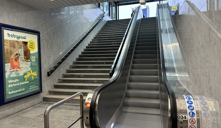 FOTOGALERIE: Stanice metra Pankrác po rekonstrukci