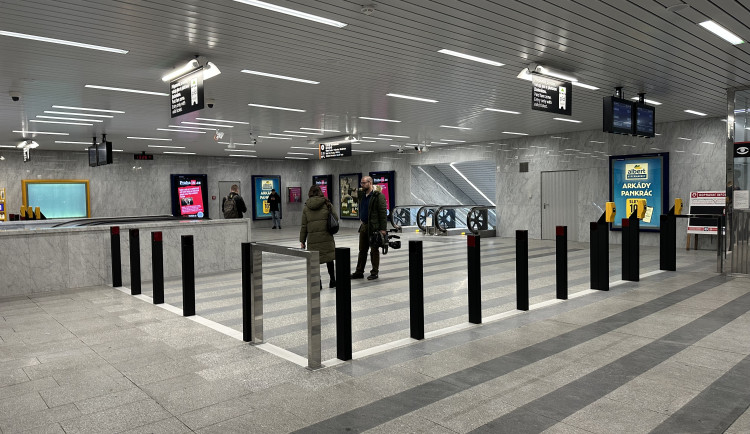 FOTOGALERIE: Stanice metra Pankrác po rekonstrukci