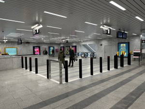 FOTOGALERIE: Stanice metra Pankrác po rekonstrukci
