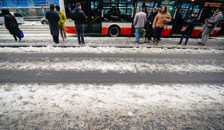 FOTOGALERIE: Zasněžená Praha