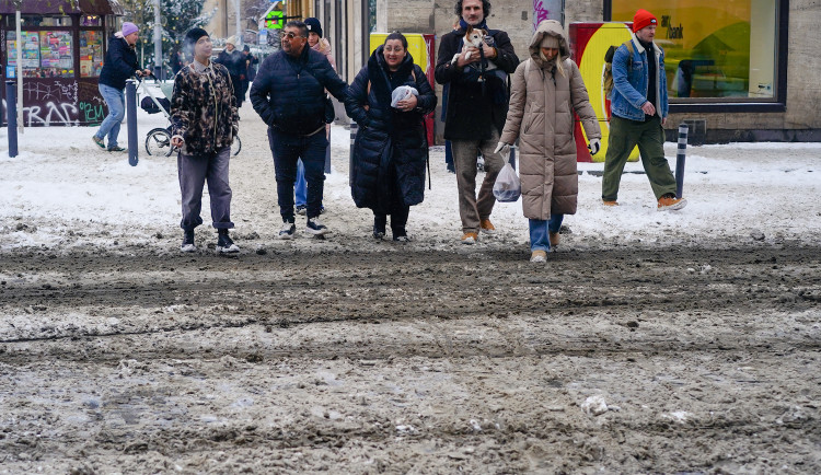 FOTOGALERIE: Zasněžená Praha