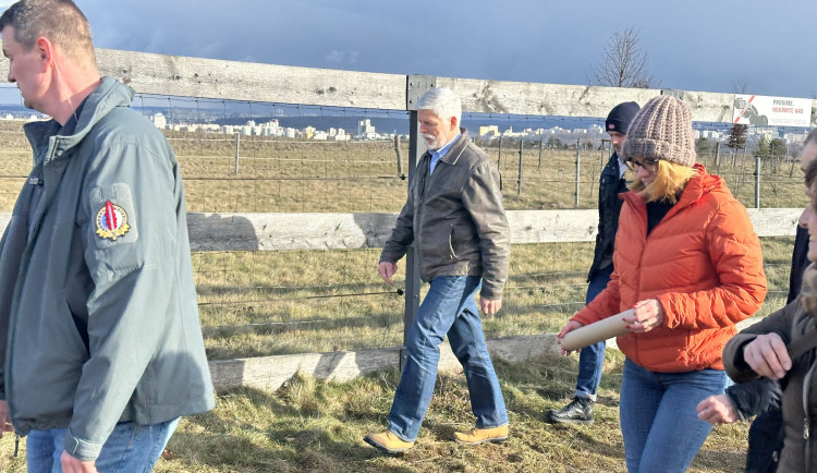 FOTOGALERIE: S prezidentem na vycházce