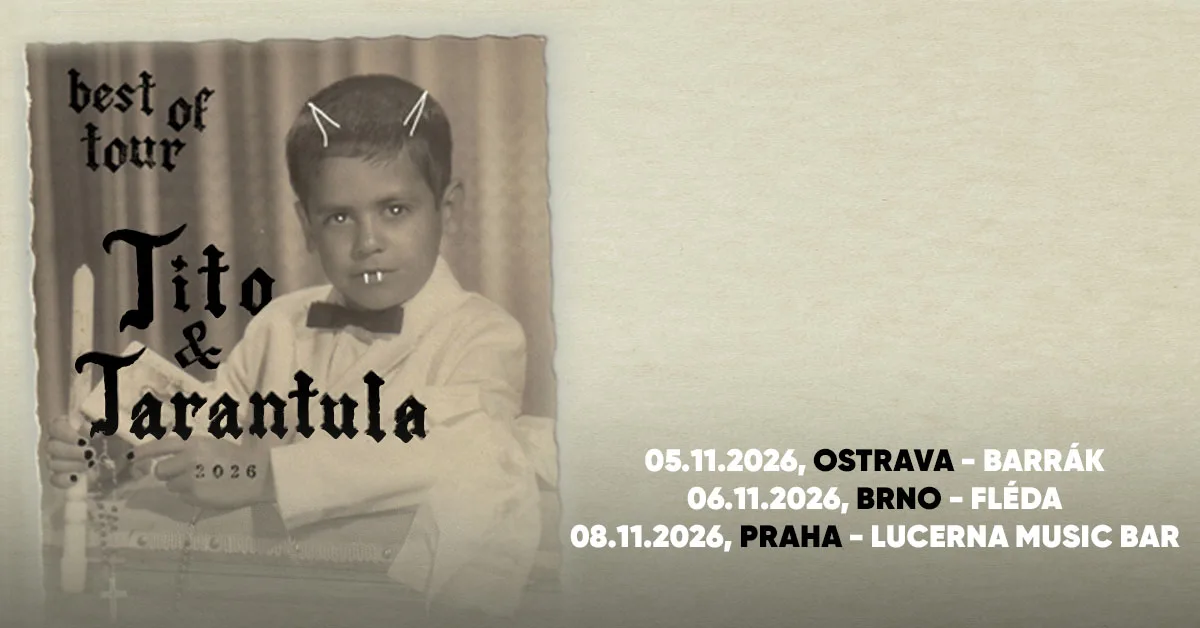 Kultovní upíři z baru Titty Twister se vracejí: Tito & Tarantula vystoupí na několika koncertech v Česku