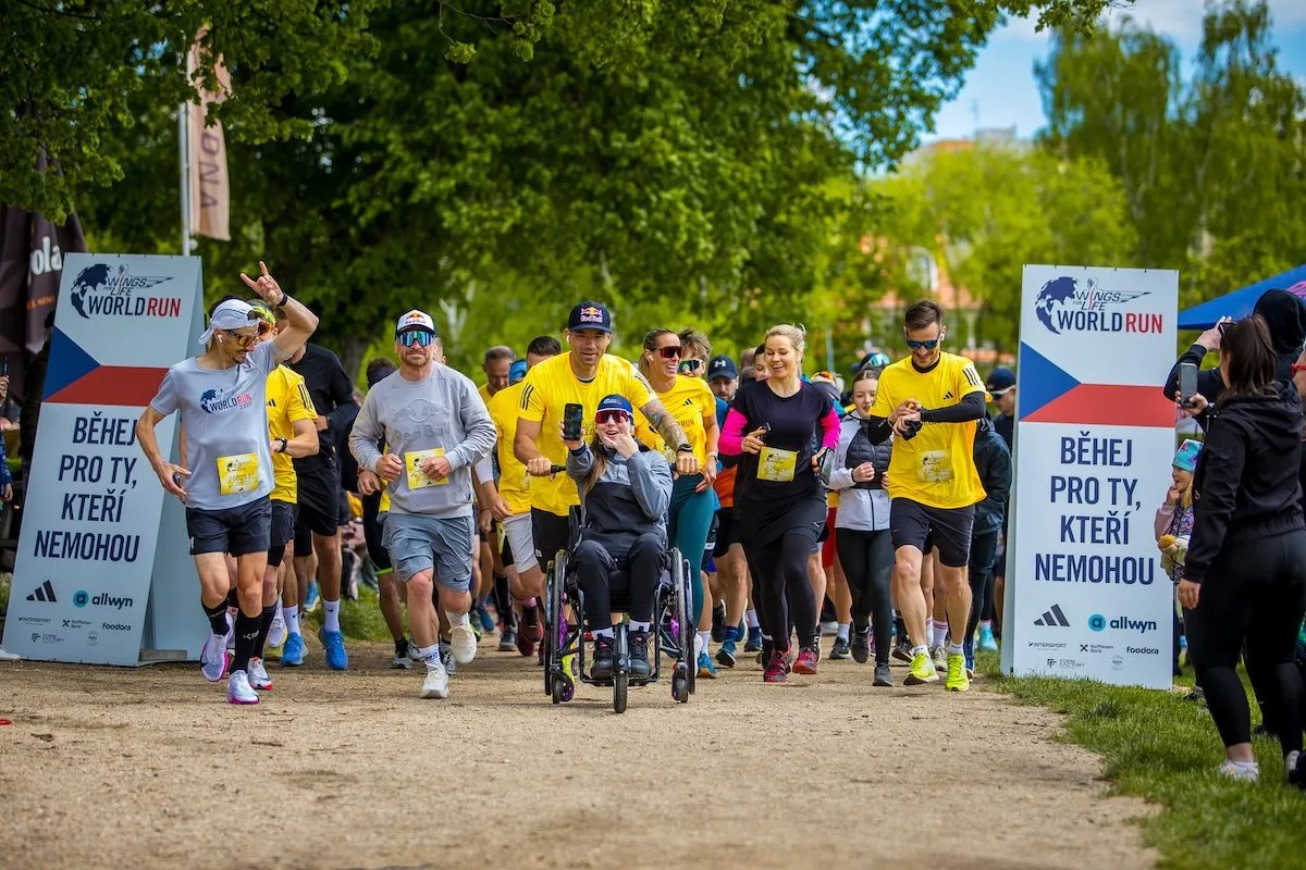 Celý svět poběží pro výzkum poranění míchy. Wings for Life World Run se vrací do Česka