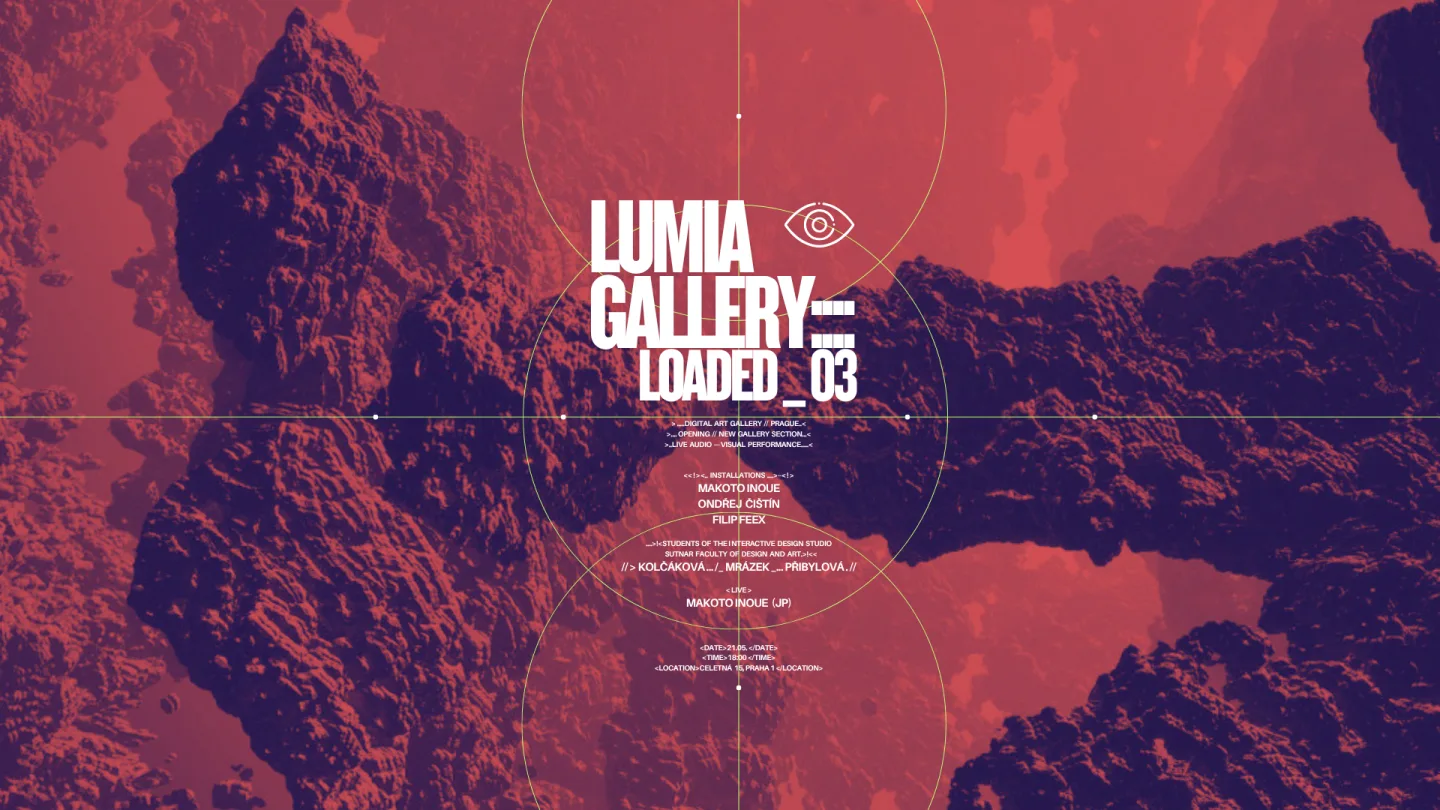 Lumia Gallery otevře novou část galerie. Vystoupí japonský umělec a techno producent Makoto Inoue