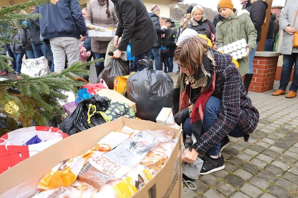 Vánoce v trojském útulku. Pražané přinesli 10 tun krmení a zhruba 800 kilo dek.