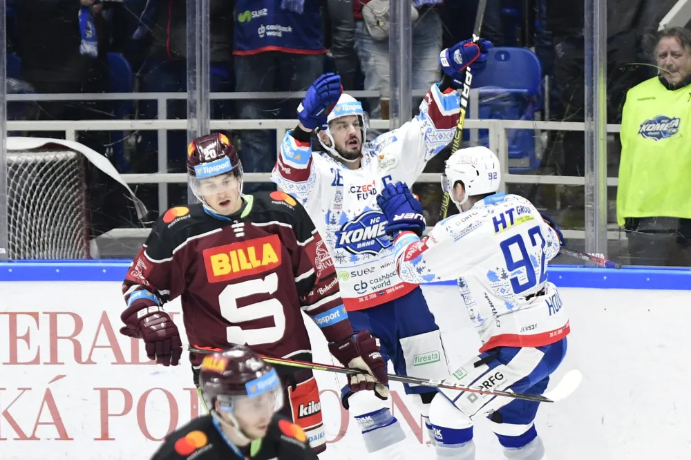 Sparta prohrála v Brně. Kometě pomohl k výhře navrátilec Martin Erat