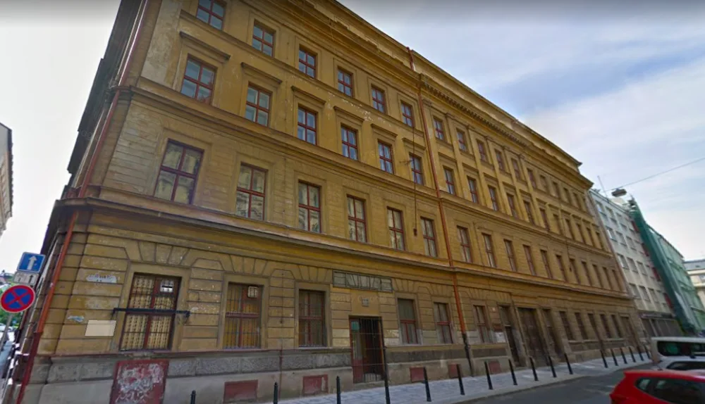 Budova bývalého Tuzexu. 