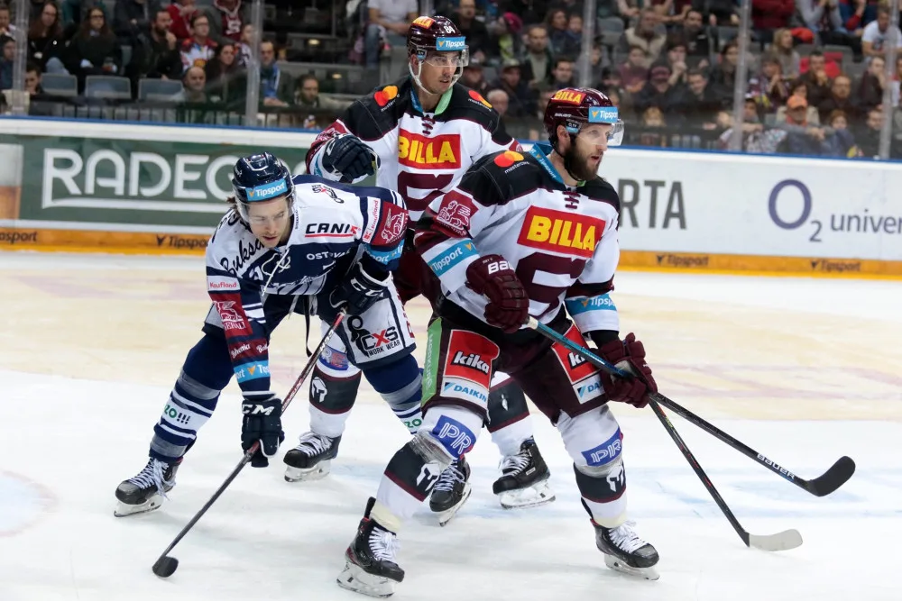 Sparta v úterý porazila Vítkovice a posunula se na druhé místo v tabulce.