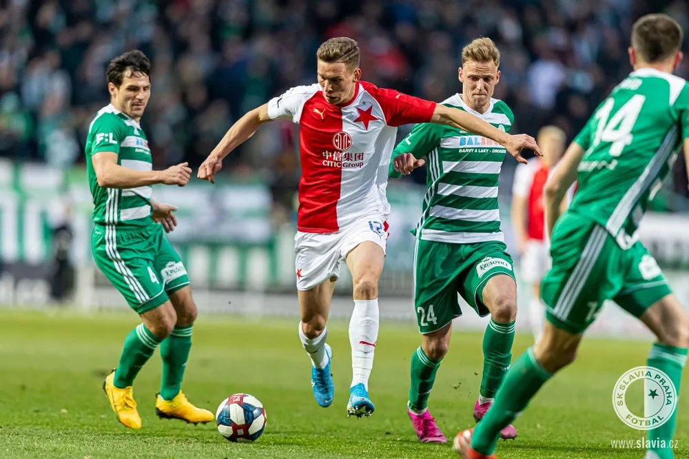 Bohemka porazila Slavii 1:0.
