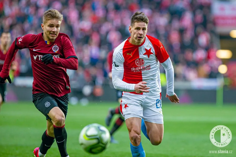 Pražské derby mezi Slavii a Spartou skončilo 1:1.