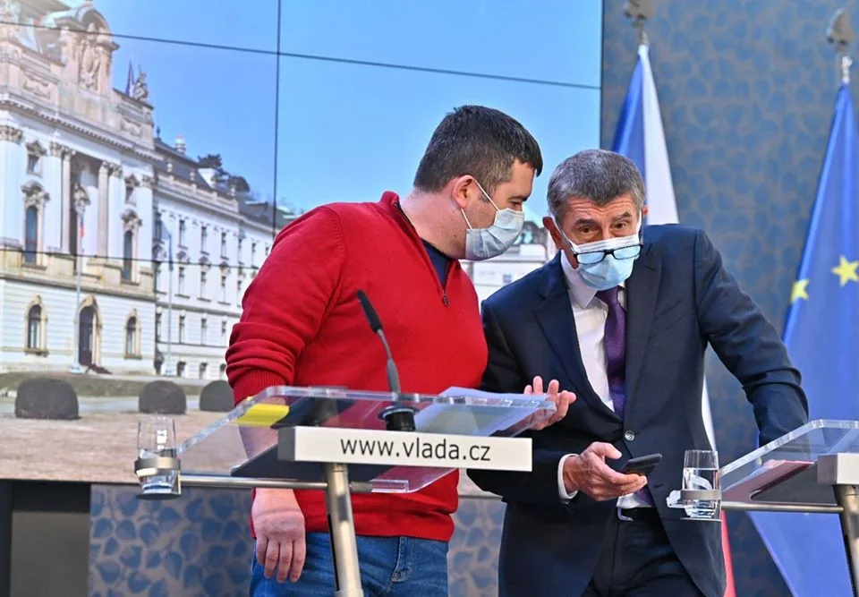 Andrej Babiš a Jan Hamáček.