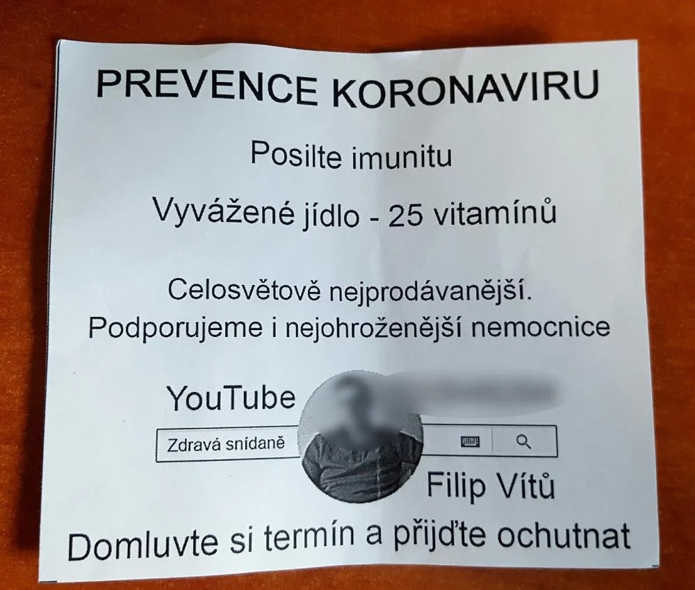 Prevence proti koronaviru. Inspekce řeší prodejce doplňků stravy, kteří parazitují virové epidemii.