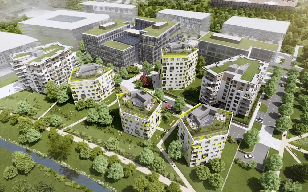 VIZUALIZACE: Mezi Karlínem a Libní vznikne nová čtvrť. Prodej pozemků je schválený
