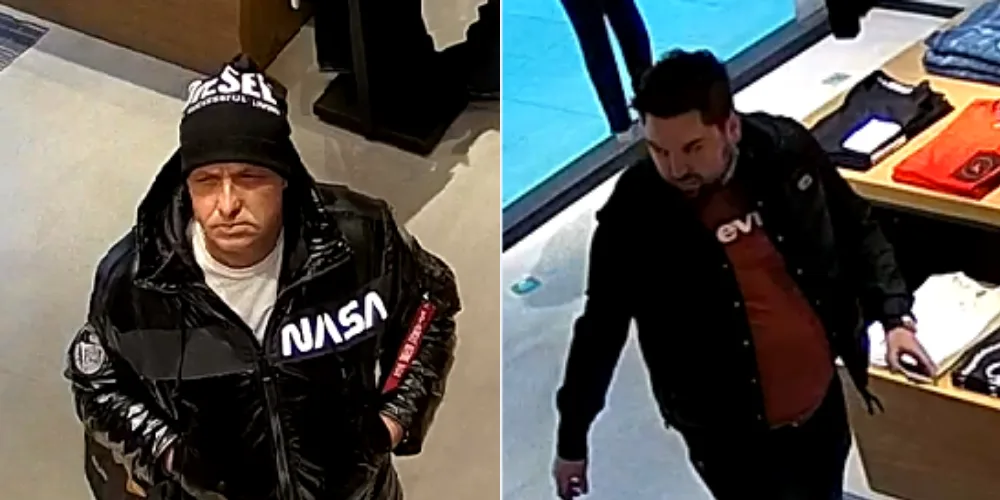Policie pátrá po mužích, kteří kradou v obchodech. Jeden z nich má zákaz pobytu v ČR