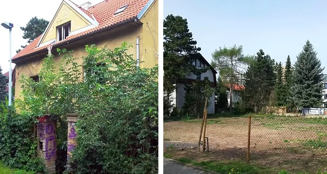 Squat z ulice Klánova je pryč. Majitel ho nechal odstranit.