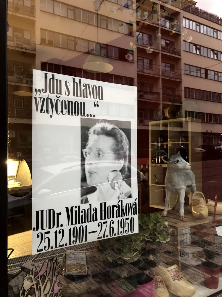 Praha 7 si připomíná výročí úmrtí Milady Horákové.