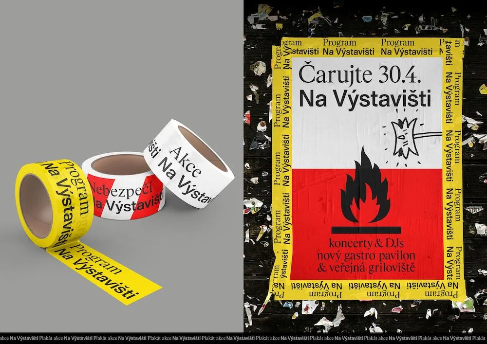 Výstaviště Praha má novou vizuální identitu. Promítne se do materiálů i reklamních předmětů