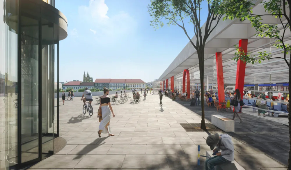 Terminál na Smíchovském nádraží vyprojektuje Sudop, nejlevnější nabídku město vyloučilo.